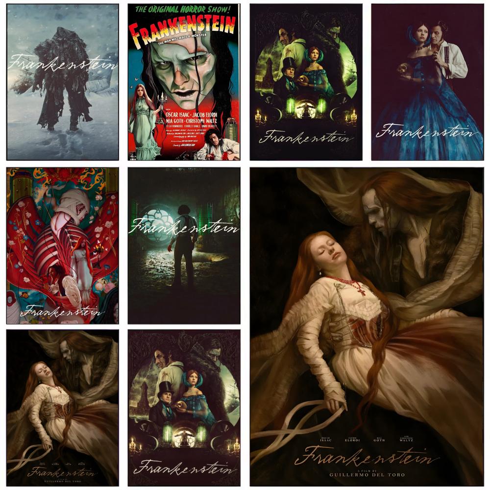 Office Technologies - Классический научно-фантастический постер F-frankenstein HD самоклеящийся