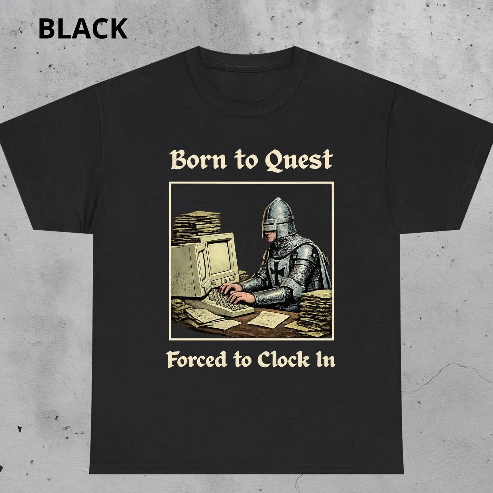 Футболка Born to Quest Forced  – обзор и цена Office Quest
